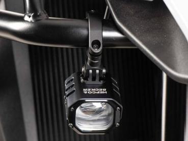 LED Zusatzscheinwerfer Nova (Set) inkl. Universalbefestigungsset, Kabelbaum und Schalter, Ø18mm – Ø25mm